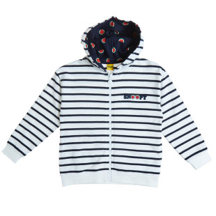 Zip hoodie Snoopy with embroidery (12 months-8 years)