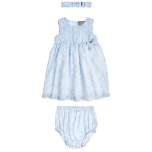 Dress with slip and headband (6 months-3 years)