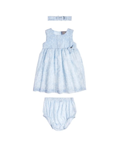 Dress with slip and headband (6 months-3 years)
