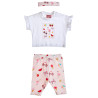 Set crop top with leggings and headband (3-18 months)