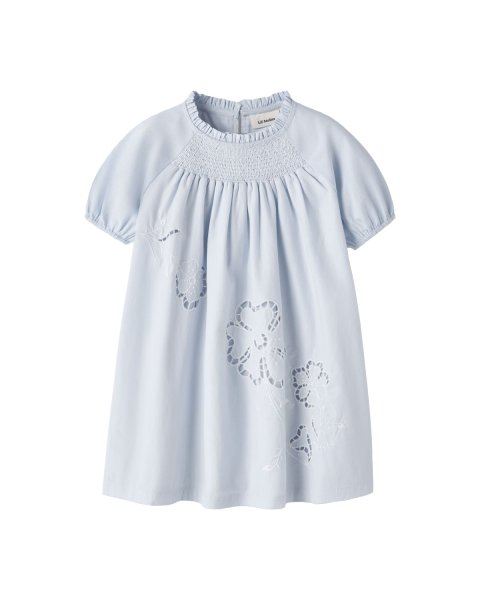 Φόρεμα Lil'Atelier 100% organic cotton με διάτρητα κεντήματα (2-7 ετών)