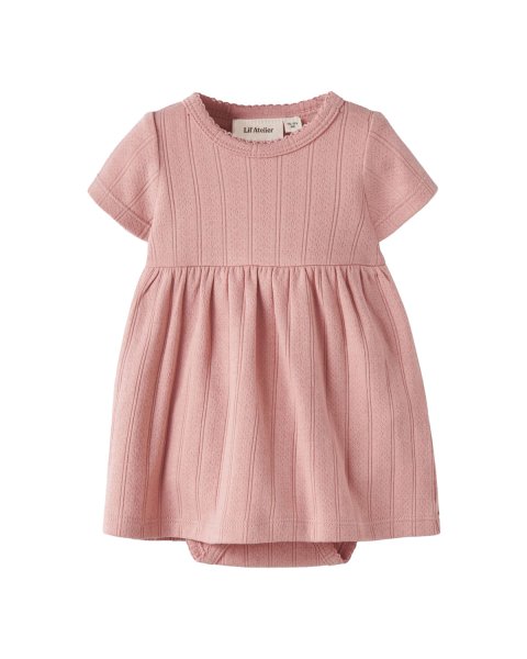 Dress Lil'Atelier with bodysuit inside 100% organic cotton (1-18 months)