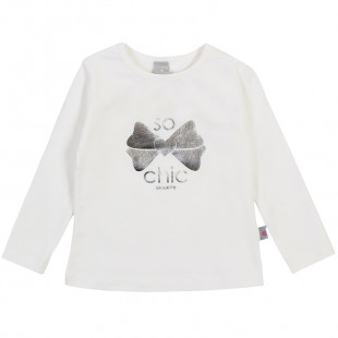 Long sleeve top with foil print (3-18 months)