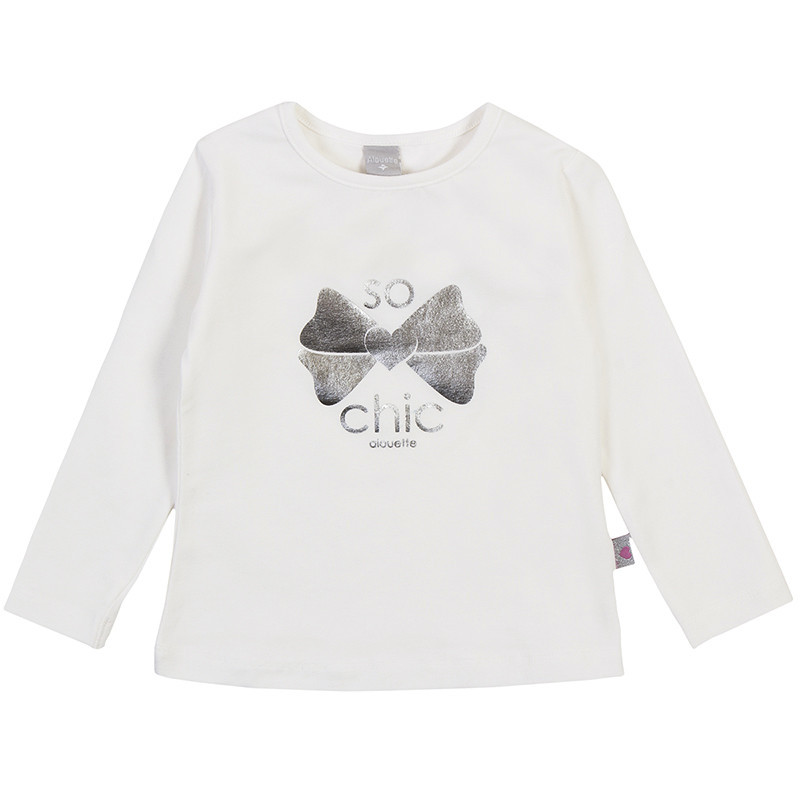 Μπλούζα με μεταλλιζέ τύπωμα So chic (Κορίτσι 3-18 μηνών)