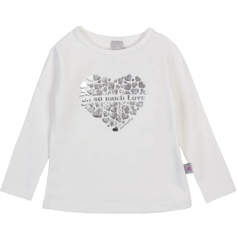 Long sleeve top with foil print ( 3-18 months)