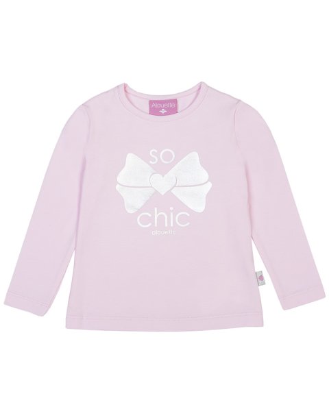 Long sleeve top with foil print ( 2-5 years)