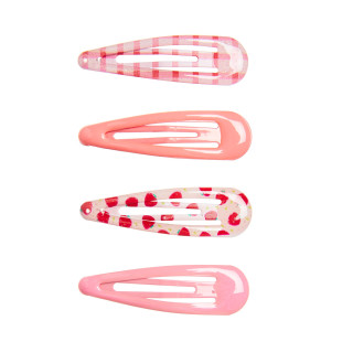 Hair clip with print