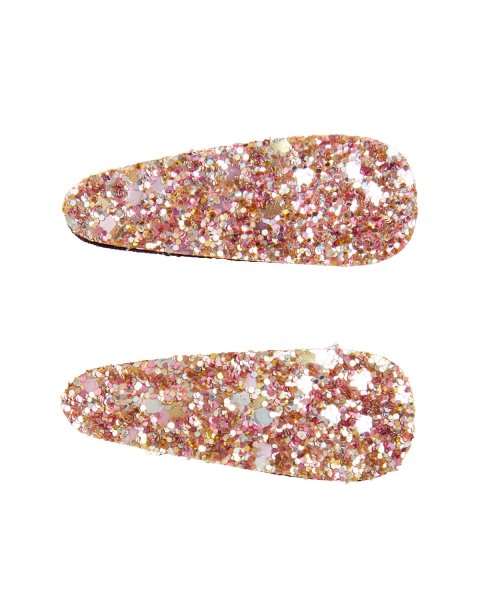 Hair clip with glitter