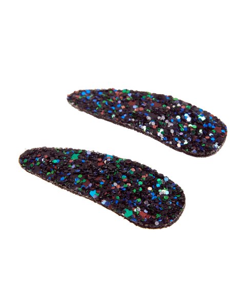 Hair clip with glitter