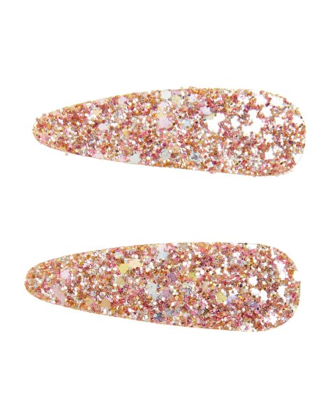 Hair clip with glitter
