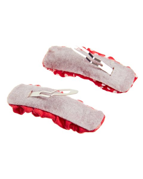 Hair clip with fabric