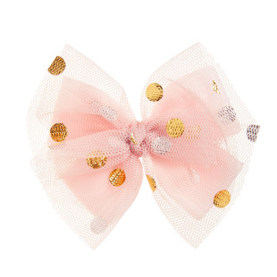 Hair clip with tulle bow