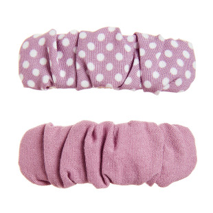 Hair clip with fabric