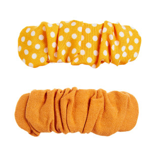 Hair clip with fabric