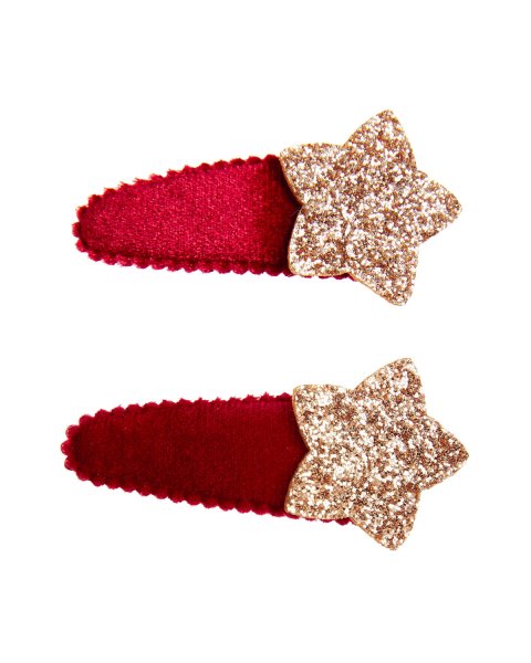 Hair clip with glitter