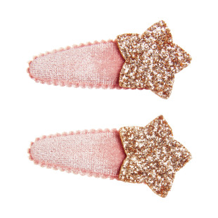 Hair clip with glitter