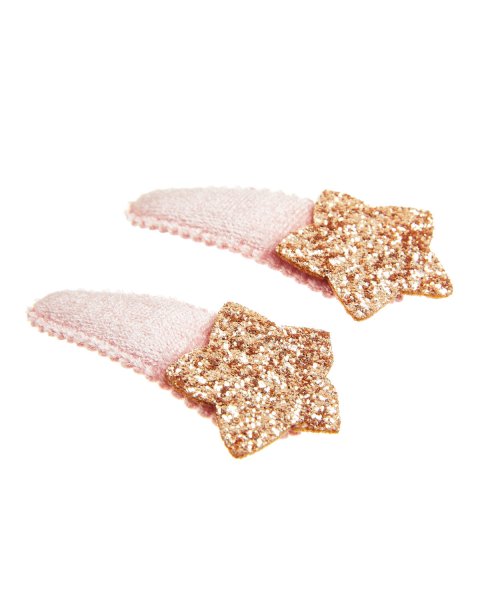Hair clip with glitter