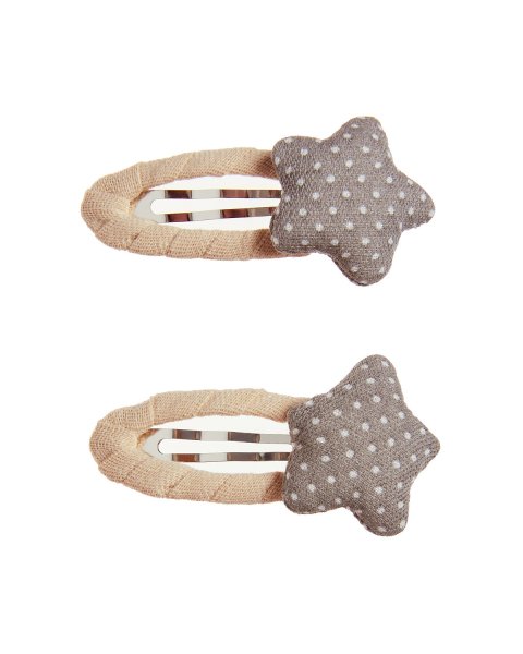 Hair clip with fabric