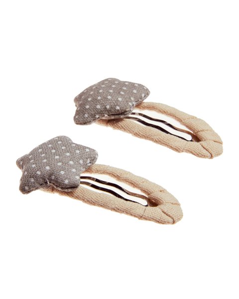 Hair clip with fabric