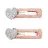 Hair clip with glitter