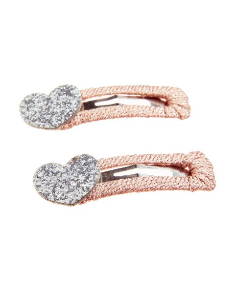 Hair clip with glitter