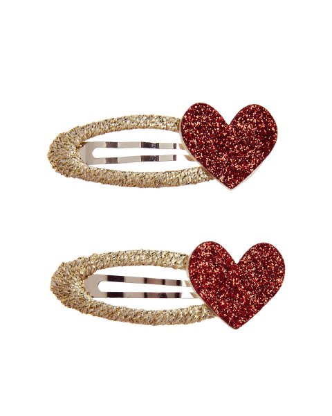 Hair clip with glitter