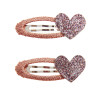 Hair clip with glitter
