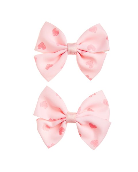 Hair clip with fabric bow