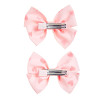 Hair clip with fabric bow