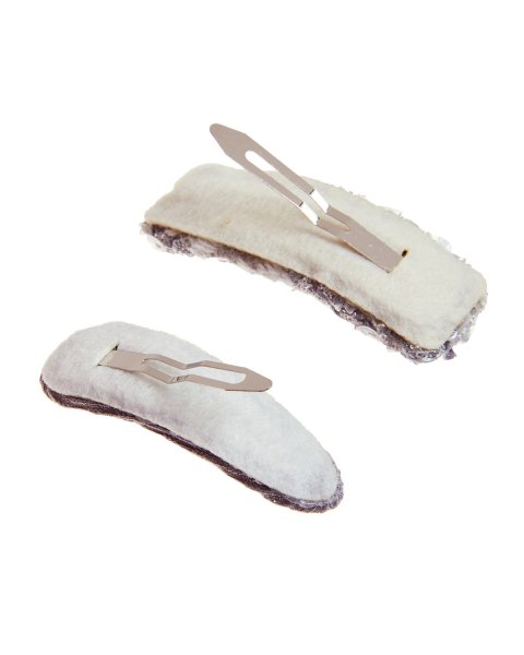 Hair clip with fabric