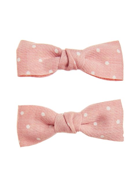 Hair clip fabric bow