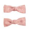 Hair clip fabric bow