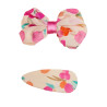 Hair clip with fabric