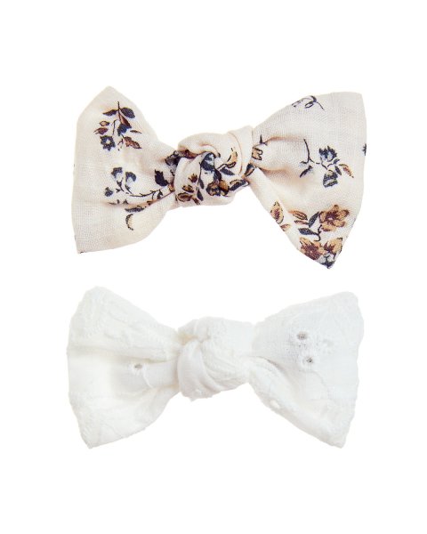 Hair clip fabric bow