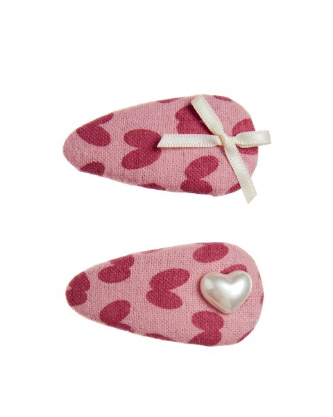 Hair clip with fabric