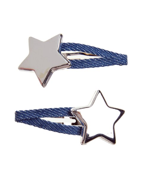 Hair clip with shiny star
