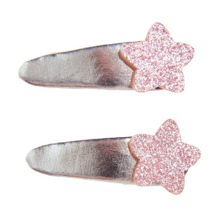 Hair clip with glitter