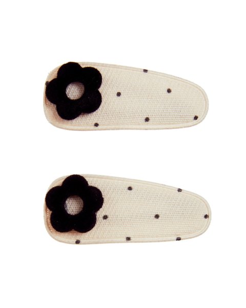 Hair clip with fabric