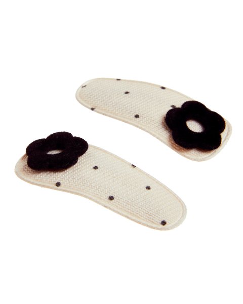 Hair clip with fabric