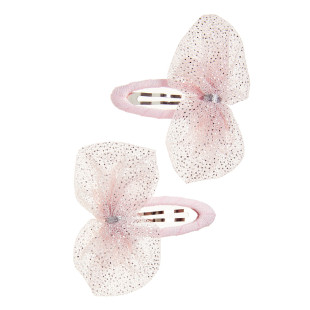 Hair clip with tulle bow