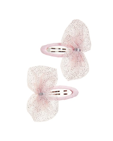 Hair clip with tulle bow