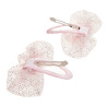 Hair clip with tulle bow