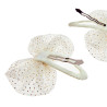Hair clip with tulle bow