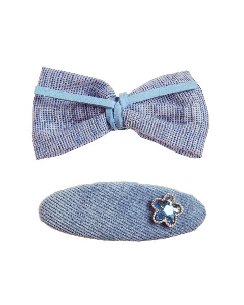 Hair clip with fabric