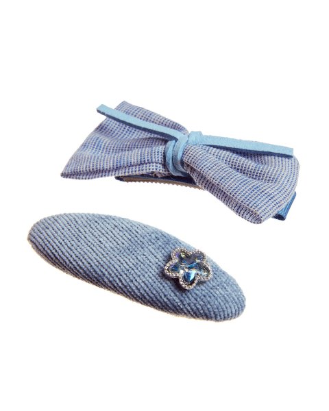 Hair clip with fabric
