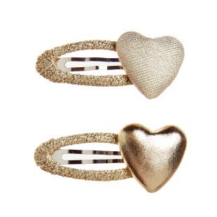 Hair clip with glitter