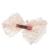 Hair clip with tulle and rhinestones
