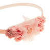 Hairband with tulle flowers