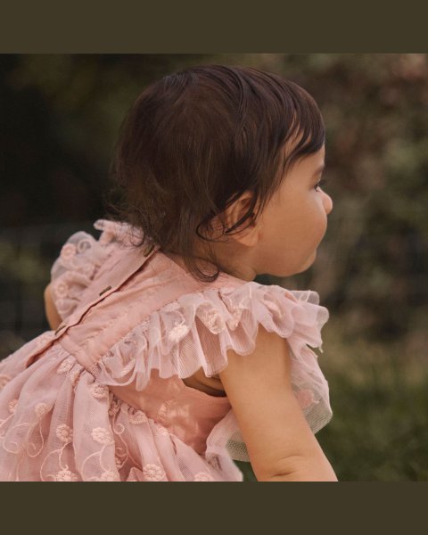 Dress Lil'Atelier with embroidery (6-18 months)