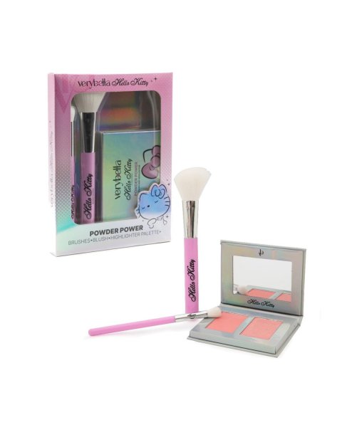 Σετ πινέλα με ρουζ & highlighter Very Bella Hello Kitty